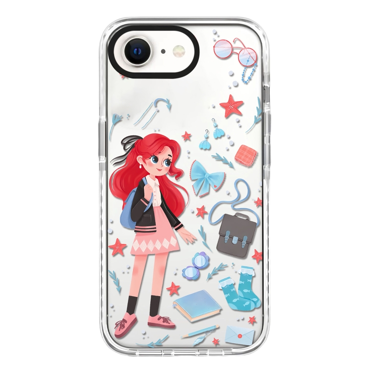 

For iPhone 7 / 8 / SE 2020 2022 Simple Illustration Pattern Full Coverage Phone Case(Girls Wardrobe A)