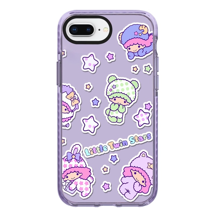 

For iPhone 7 Plus / 8 Plus Simple Illustration Pattern Full Coverage Phone Case(Twin Stars C)