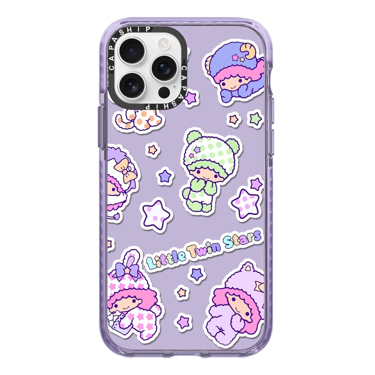 

For iPhone 13 Pro Simple Illustration Pattern Full Coverage Phone Case(Twin Stars C)