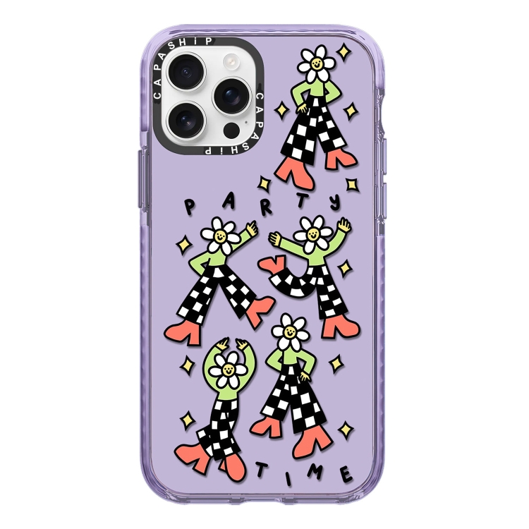 

For iPhone 14 Pro Max Simple Illustration Pattern Full Coverage Phone Case(Happy Party C)