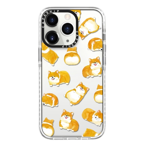 

For iPhone 11 Pro Max Simple Illustration Pattern Full Coverage Phone Case(Cute Dog Bear A)