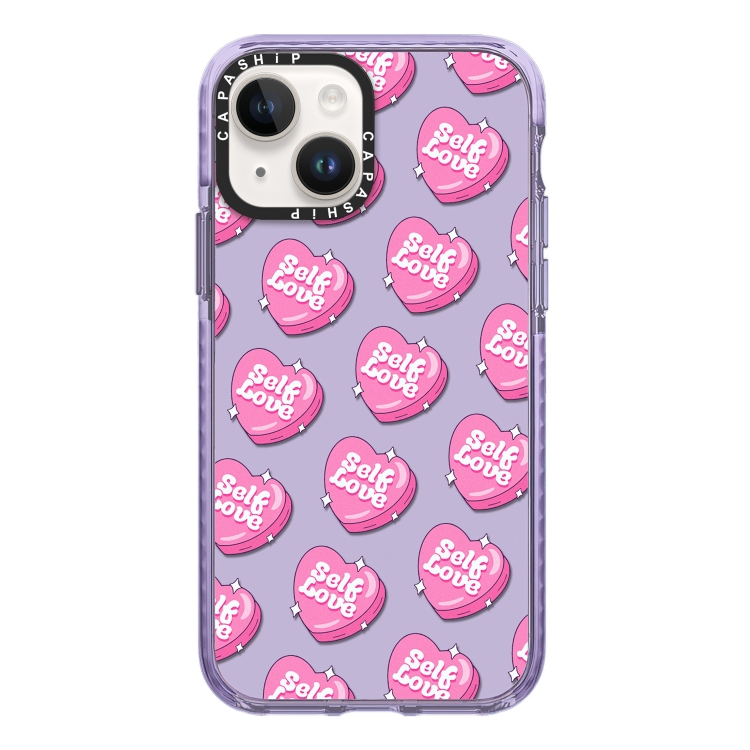 

For iPhone 14 Simple Illustration Pattern Full Coverage Phone Case(Love Club C)