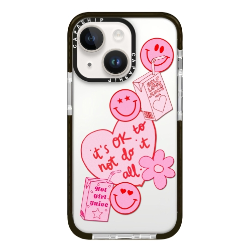 For iPhone 15 Simple Illustration Pattern Full Coverage Phone Case(Love Club A)