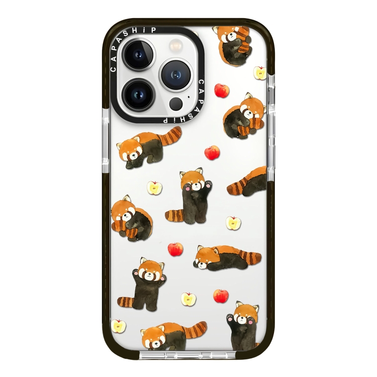 

For iPhone 16 Pro Simple Illustration Pattern Full Coverage Phone Case(Cute Dog Bear B)