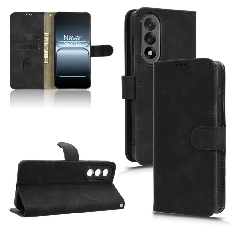 

For OnePlus Ace 5 Ultra Skin Feel Magnetic Flip Leather Phone Case(Black)