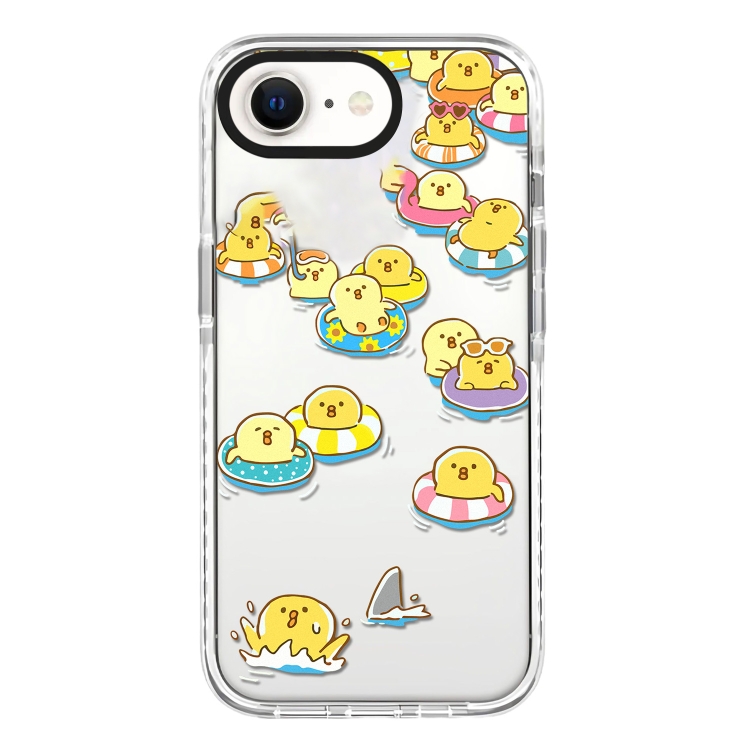 

For iPhone 7 / 8 / SE 2020 2022 Simple Illustration Pattern Full Coverage Phone Case(Duck Holiday A)
