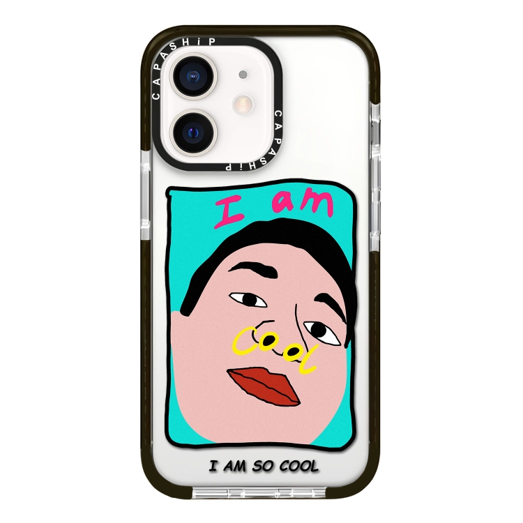 

For iPhone 11 Simple Illustration Pattern Full Coverage Phone Case(Cool Couple B)
