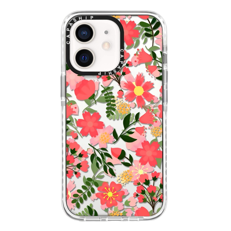 

For iPhone 11 Simple Illustration Pattern Full Coverage Phone Case(Fresh Flower B)