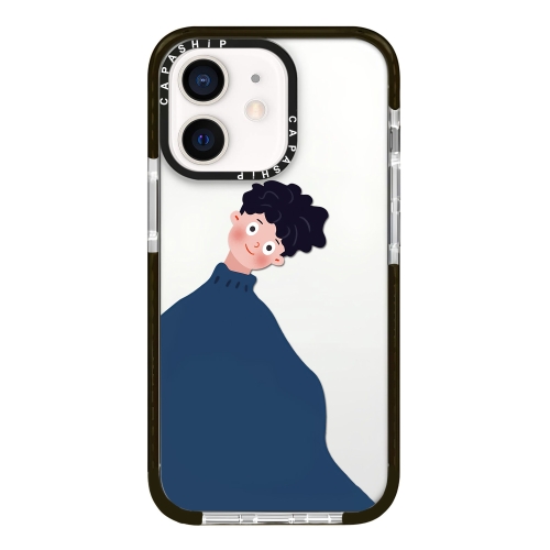 

For iPhone 11 Simple Illustration Pattern Full Coverage Phone Case(Sweater Couple A)