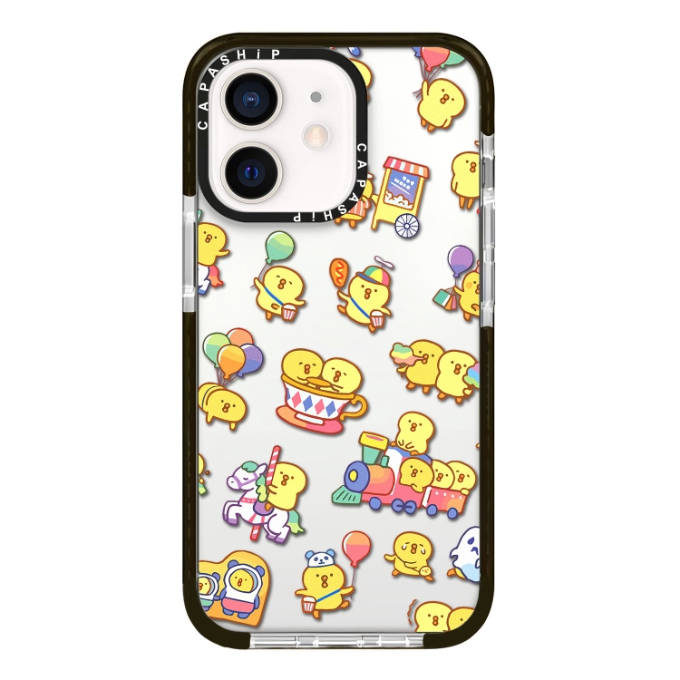 

For iPhone 11 Simple Illustration Pattern Full Coverage Phone Case(Duck Holiday B)