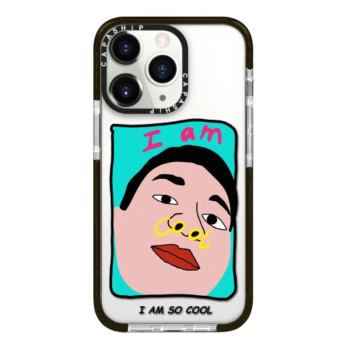 

For iPhone 11 Pro Max Simple Illustration Pattern Full Coverage Phone Case(Cool Couple B)