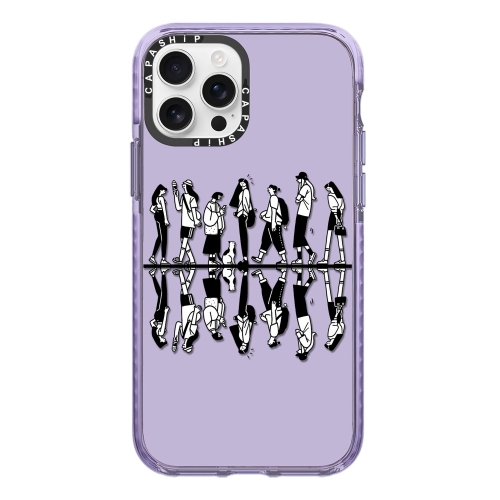 

For iPhone 13 Pro Max Simple Illustration Pattern Full Coverage Phone Case(Simple Girl B)