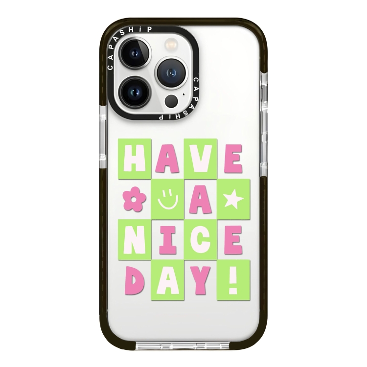

For iPhone 14 Pro Max Simple Illustration Pattern Full Coverage Phone Case(Good Day A)