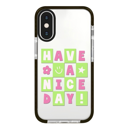 

For iPhone XS Max Simple Illustration Pattern Full Coverage Phone Case(Good Day A)