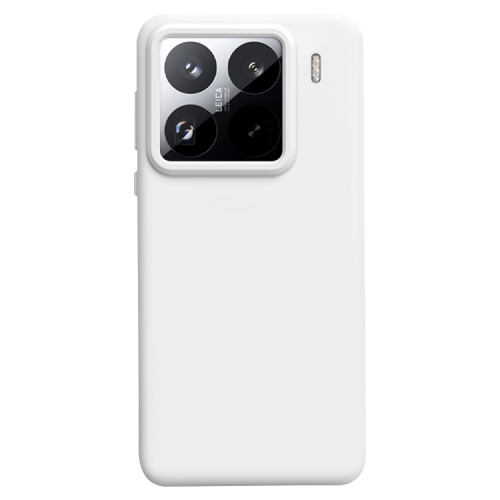 For Xiaomi 15 Pro Liquid Silicone Skin-friendly Shockproof Phone Case(White)