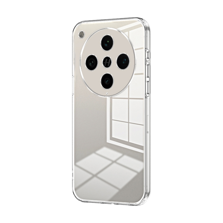 

For OPPO Find X8 Pro Transparent Plating Fine Hole Phone Case(Transparent)