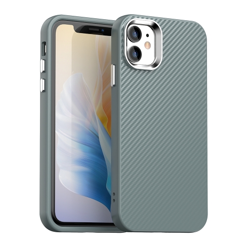 

For iPhone 11 Carbon Fiber Series IMD Phone Case(Grey)