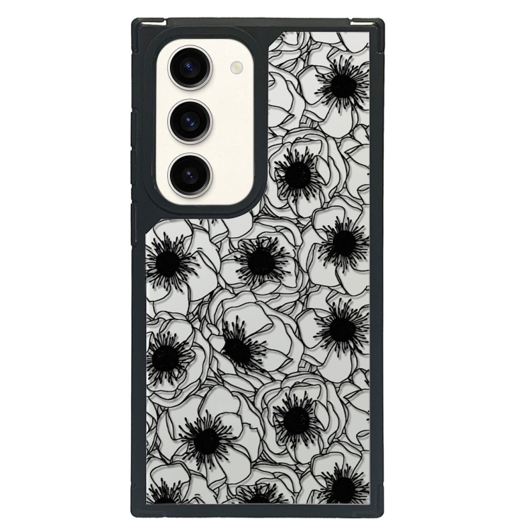 

For Samsung Galaxy S23+ 5G Creative Art Pattern Full Coverage Phone Case(Tulip Camellia A)