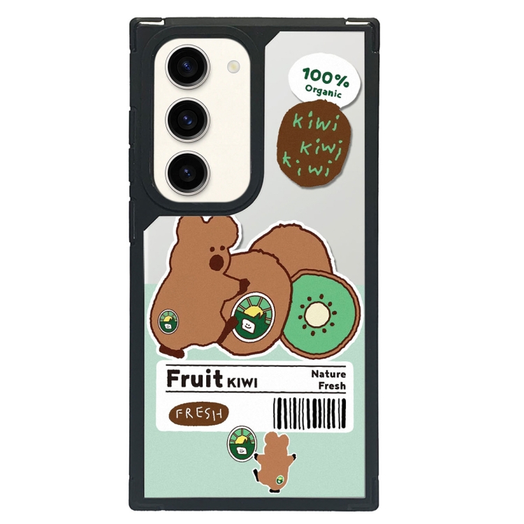 

For Samsung Galaxy S22 5G Creative Art Pattern Full Coverage Phone Case(Kiwi Bear)