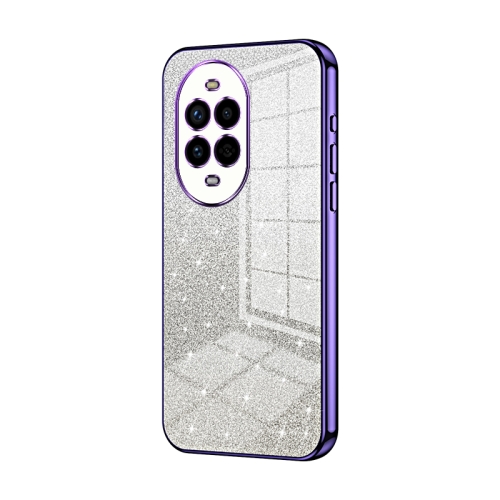 

For Huawei Nova 13 Pro Gradient Glitter Powder Electroplated Phone Case(Purple)