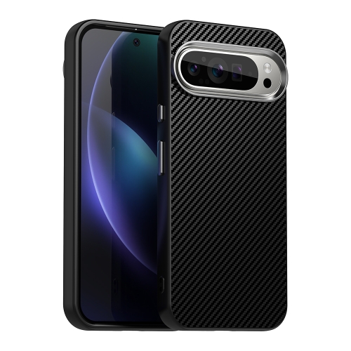 

For Google Pixel 9 Pro XL Carbon Fiber Series IMD Phone Case(Black)