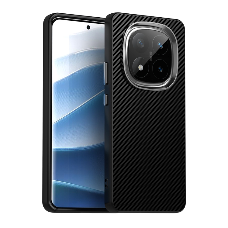 

For Redmi Note 14 Pro+ 5G Carbon Fiber Series IMD Phone Case(Black)