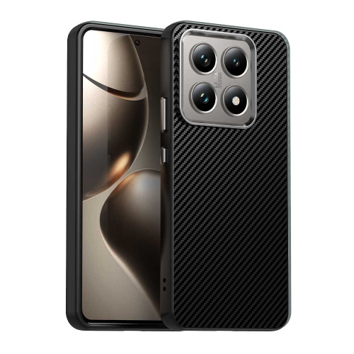 For Xiaomi 14T Pro Carbon Fiber Series IMD Phone Case(Black)