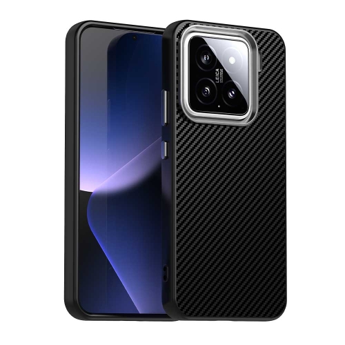 

For Xiaomi 15 Carbon Fiber Series IMD Phone Case(Black)