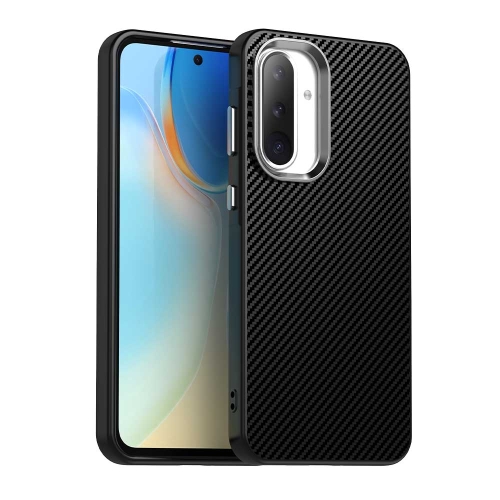 

For Samsung Galaxy A36 5G Carbon Fiber Series IMD Phone Case(Black)