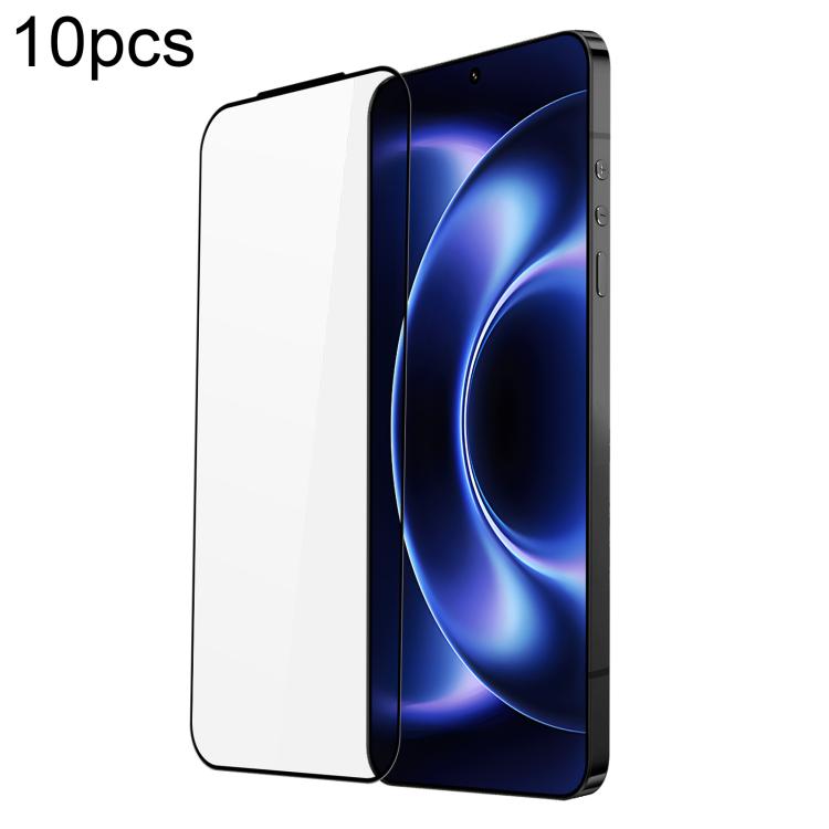 

For Xiaomi 17 Ultra 10pcs DUX DUCIS 0.33mm 9H Medium Alumina Tempered Glass Film