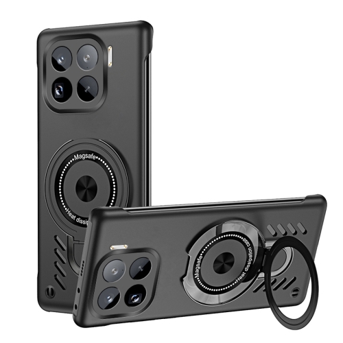 

For Xiaomi 15 Pro Ice Sense Series Graphene Cooling MagSafe Holder Phone Case(Black)
