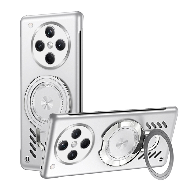 

For OPPO Find X8 Ice Sense Series Graphene Cooling MagSafe Holder Phone Case(Silver)