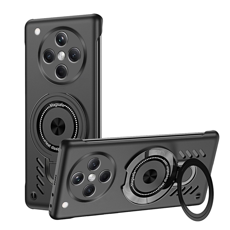 

For OPPO Find X8 Ice Sense Series Graphene Cooling MagSafe Holder Phone Case(Black)