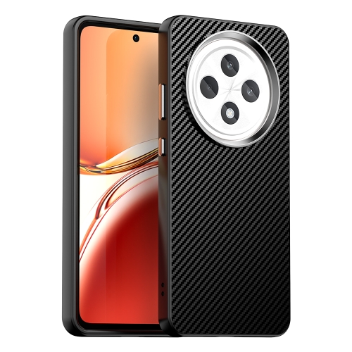 

For OPPO Reno12 F 5G Carbon Fiber Series IMD Phone Case(Black)