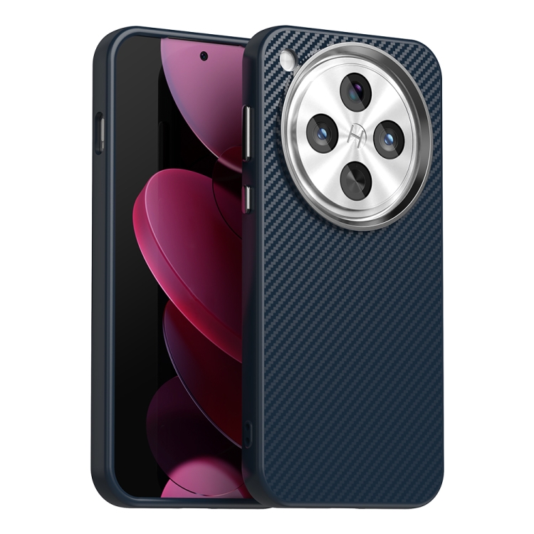 

For OPPO Find X8 Carbon Fiber Series IMD Phone Case(Blue)