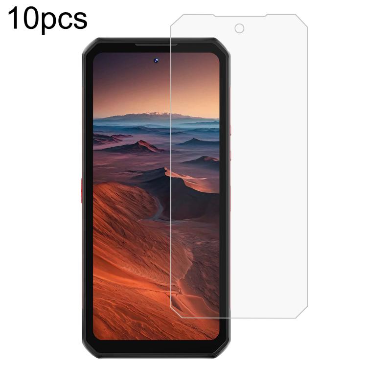 

For Oukitel WP56 5G 10pcs 3D 0.3mm Fine Hole High Aluminum Tempered Glass Film