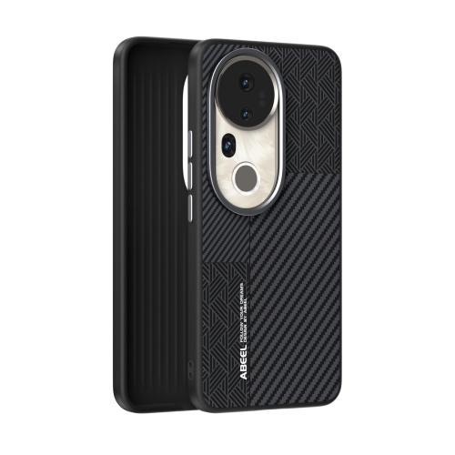 

For vivo S20 Pro ABEEL 6D Micro Relief MagSafe Magnetic Phone Case(Carbon Fiber Black)