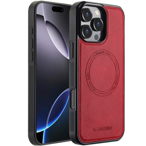 

For iPhone 16 Pro LC.IMEEKE Magsafe Phone Case(Red)