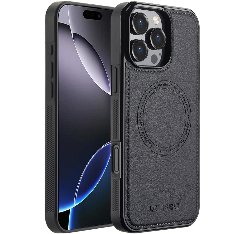 

For iPhone 16 Pro LC.IMEEKE Magsafe Phone Case(Black)