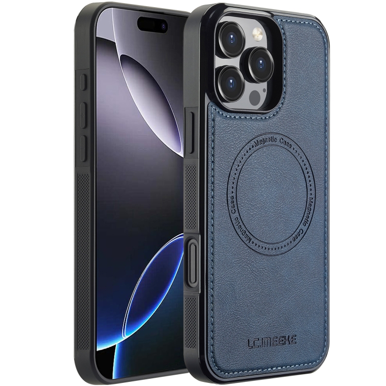 

For iPhone 16 Pro LC.IMEEKE Magsafe Phone Case(Blue)