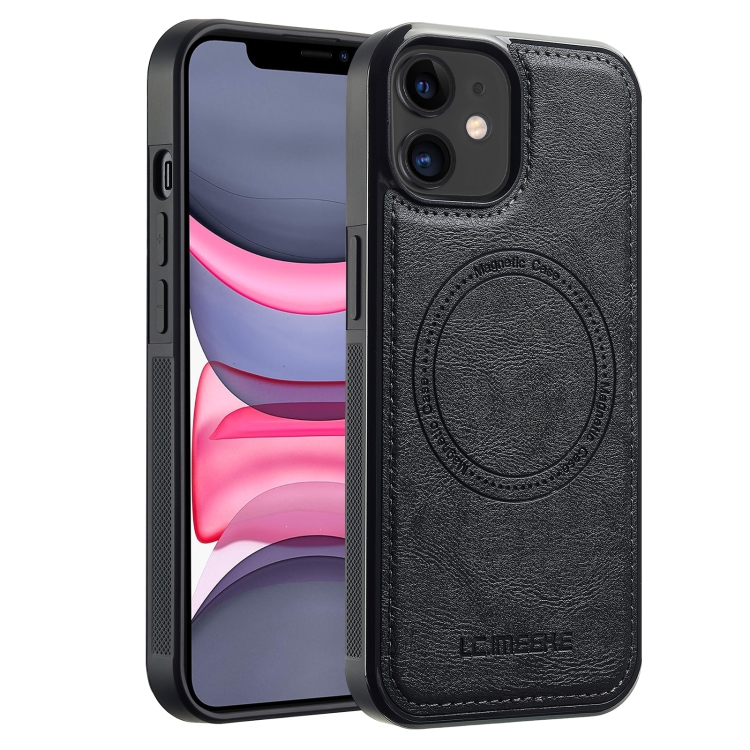 

For iPhone 11 LC.IMEEKE Magsafe Phone Case(Black)