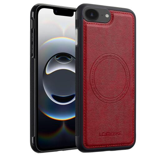 

For iPhone 16e LC.IMEEKE Magsafe Phone Case(Red)