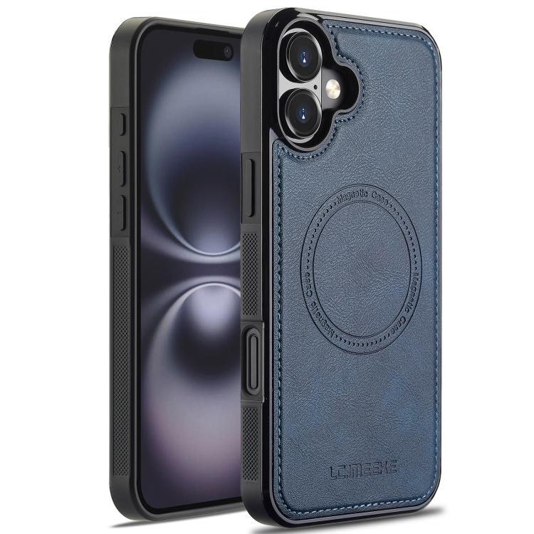 

For iPhone 17 LC.IMEEKE Magsafe Phone Case(Blue)