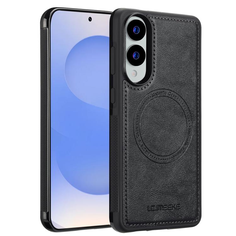 

For Samsung Galaxy S25 Edge 5G LC.IMEEKE Magsafe Phone Case(Black)