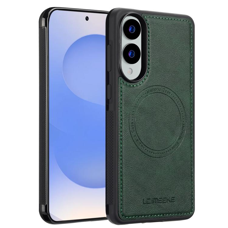 

For Samsung Galaxy S25 Edge 5G LC.IMEEKE Magsafe Phone Case(Green)