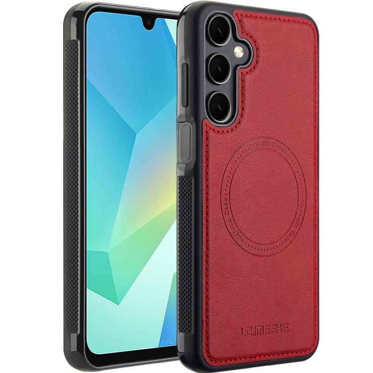 For Galaxy S26 FE 5G LC.IMEEKE Magsafe Phone Case(Red)
