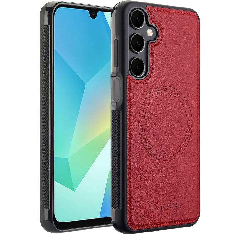 For Galaxy A18 5G/A18 4G LC.IMEEKE Magsafe Phone Case(Red)