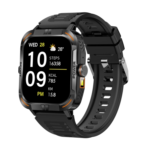 

ZW69 1.97 inch AMOLED Outdoor Sports BT Call Smart Watch, Blood Oxygen / Heart Rate / Remote Photography / Sleep monitoring(Black)