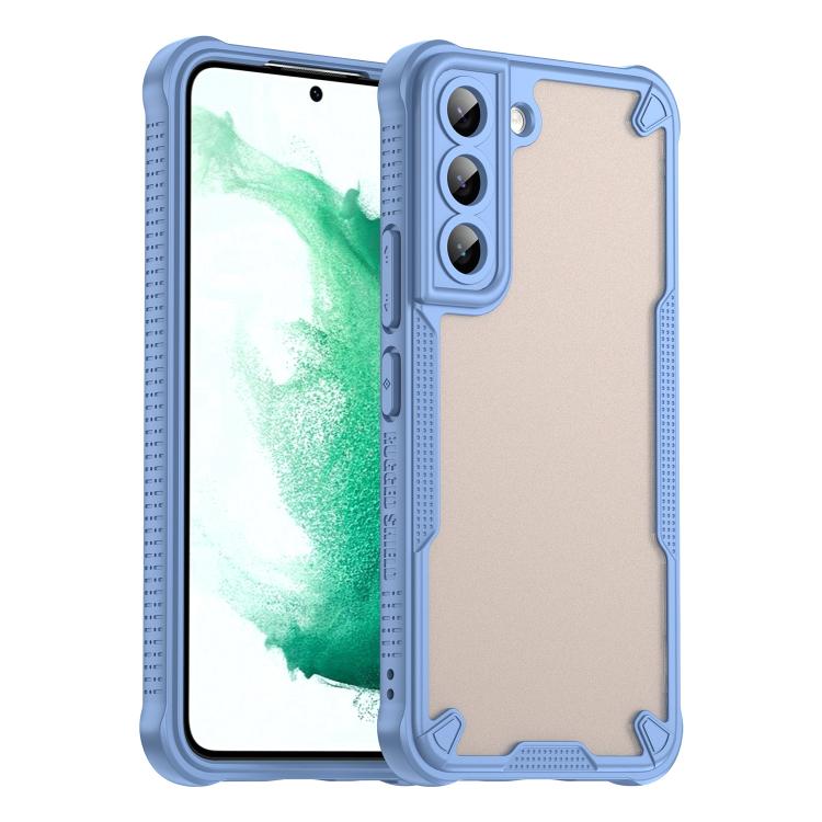 

For Samsung Galaxy S22+ 5G Armor Glaze PC Hybrid TPU Phone Case(Blue)