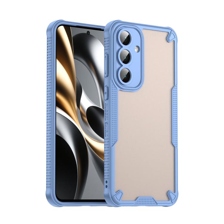 

For Samsung Galaxy S25 FE 5G Armor Glaze PC Hybrid TPU Phone Case(Blue)
